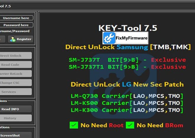 KEY Tool v7.5 Latest Version Direct Unlock Samsung Device Free