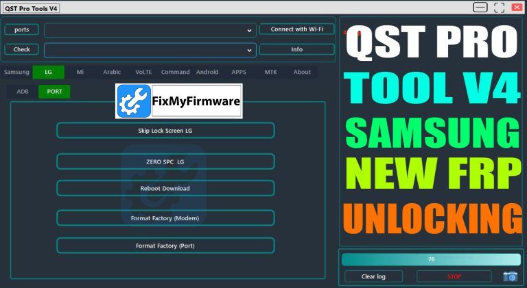 QST Pro Tool V4 Free Samsung New FRP Unlocking