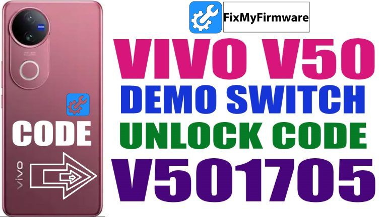 VIVO V50 Demo Switch Unlock Code Free 2025
